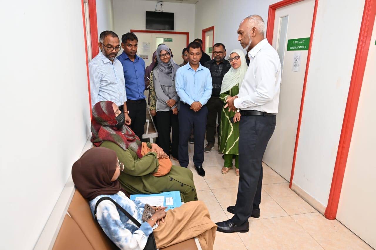 ތެލެސީމީއާ ސެންޓަރުގެ ކަންކަން ރަނގަޅުކުރަން މިހާރުން މިހާރަށް ފިޔަވަޅުތައް އެޅުމަށް ކަމާ ގުޅުންހުރި ފަރާތްތަކަށް ރައީސް އަންގަވައިފި